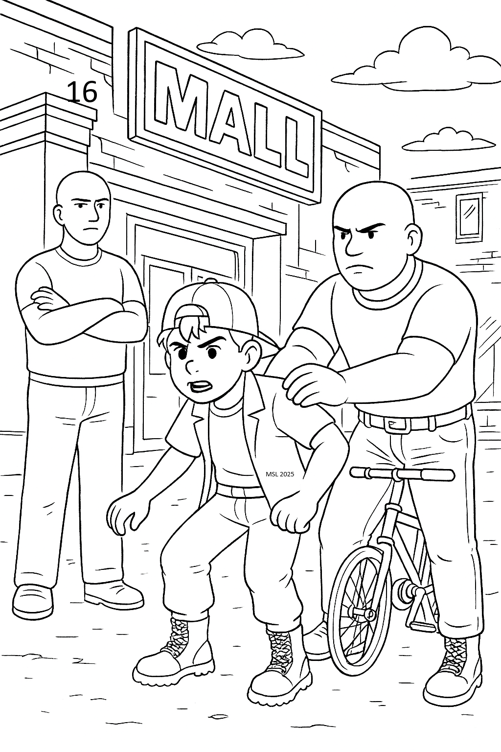16. The Runt captured by the Central Goons at the mall